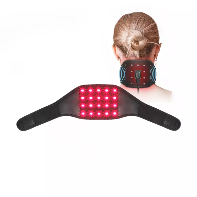 Φορητή ομορφιά&Εξοπλισμός προσωπικής φροντίδας LED φως μείωση του σώματος πόνο φορετό κόκκινο φως θεραπεία ζώνη περιτύλιγμα για το λαιμό